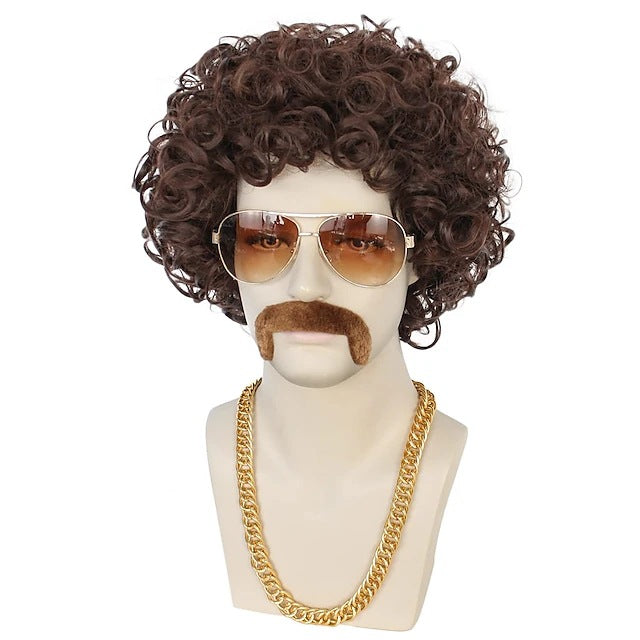 Women's Voluminous Small-Curl Wig